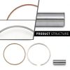 CNNELL Stainless Steel Piston Kit for Hyundai Kia-8