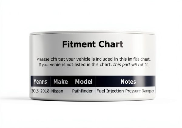 PartCatalog Fuel Injection Pressure Damper for Automotive-1