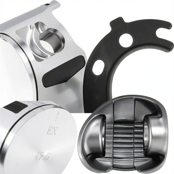 ZOZOYE Honda CR85R Piston Chrome 47.5mm Kit-6