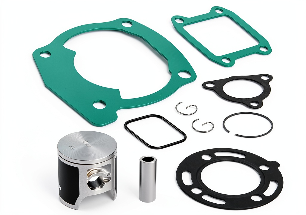 Installing ZOZOYE chrome piston kit on a Honda CR85R engine