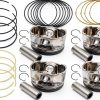 Mievlyo Piston Set for Toyota Camry Corolla RAV4 Polished Front-1