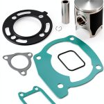 ZOZOYE Honda CR80R 47mm Chrome Piston Kit with Rings Pin Gasket-0