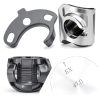 ZOZOYE Honda CR80R 47mm Chrome Piston Kit with Rings Pin Gasket-5