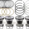 Mievlyo Piston Set for Toyota Camry Corolla RAV4 Polished Front-4