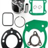 ZOZOYE Honda CR80R 47mm Chrome Piston Kit with Rings Pin Gasket-1
