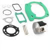 ZOZOYE Honda CR80R 47mm Chrome Piston Kit with Rings Pin Gasket-3