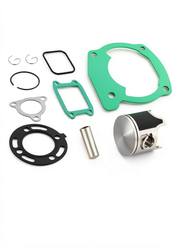 ZOZOYE Honda CR80R 47mm Chrome Piston Kit with Rings Pin Gasket-3