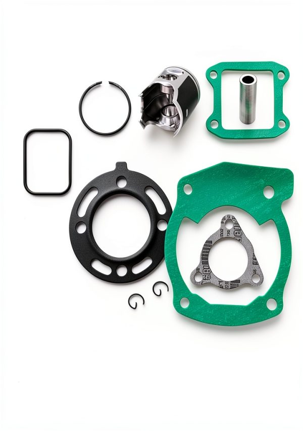 ZOZOYE Honda CR80R 47mm Chrome Piston Kit with Rings Pin Gasket-4