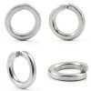 Murtenze 100PCS M8 Split Lock Washer Sivler, Stainless Steel Spring Lock Washers 18-8 (304), Bright Oxide Finish, for Screws Fasteners-3