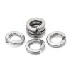 M4 Split Lock Washer EASTLO 304 Stainless Steel Bright Finish Pack 100-5