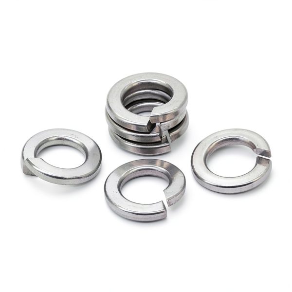 M4 Split Lock Washer EASTLO 304 Stainless Steel Bright Finish Pack 100-5