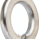 Stainless Steel Split Lock Washer by Hillman 3/8-Inch 100 pcs Pack-0