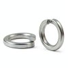 Murtenze 100PCS M8 Split Lock Washer Sivler, Stainless Steel Spring Lock Washers 18-8 (304), Bright Oxide Finish, for Screws Fasteners-4