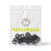 M8 Black Split Lock Washer by sotoolstop 100pcs Stainless Steel-4