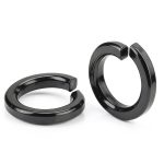 M8 Black Split Lock Washer by sotoolstop 100pcs Stainless Steel-0