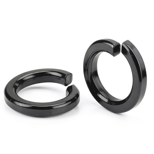 M8 Black Split Lock Washer by sotoolstop 100pcs Stainless Steel-0